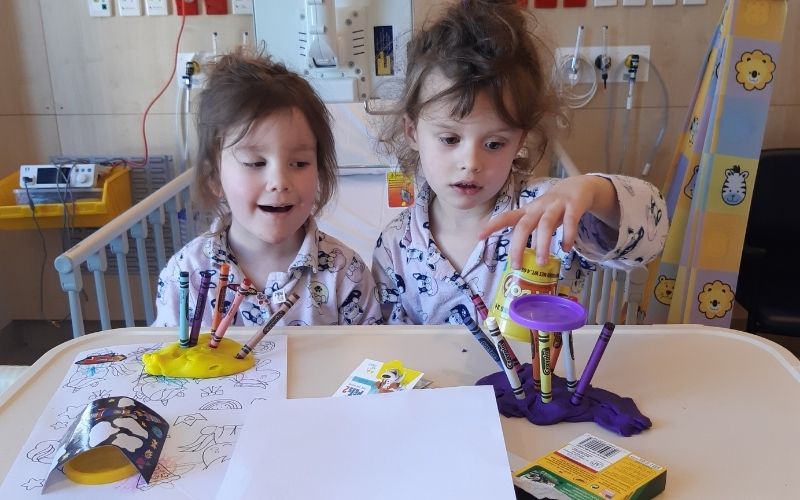 Charlotte and Sophia | Children's Tumour Foundation